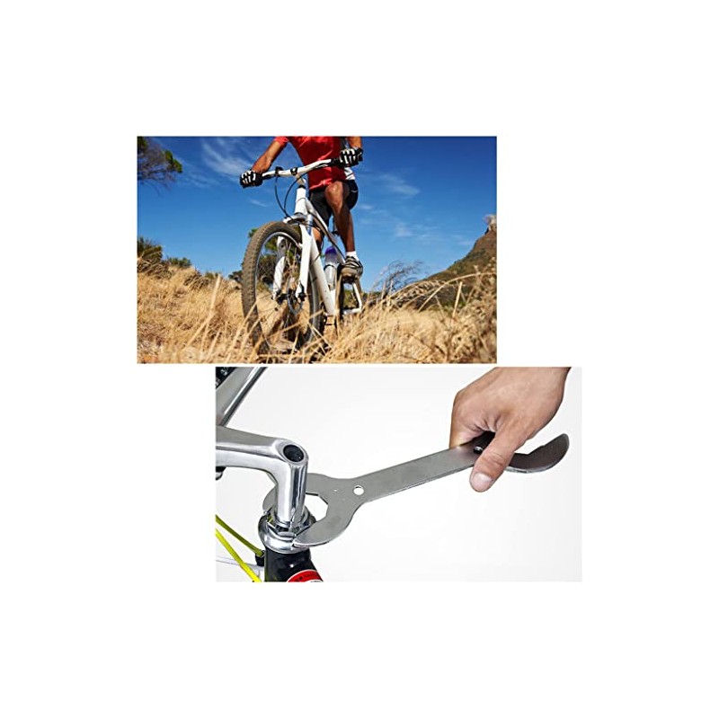 Auto-plaza Bicycle Scooter Headset Head Wrench Spanner Repair Tool Set