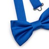 Ladeheid Children's Boys Bow Tie - Pre-Tied Adjustable Band, Matte