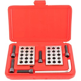 Toolly Ultra Precision 1-2-3" Blocks 2pcs/Pair, 0.0001", Hardened Steel, and Come with Plastic Case