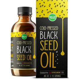MAJU Black Seed Oil (8oz) - Herbal Joint Support, Immune Boosting & Digestion Support, Body, Consumable, Body Massage & More Cosmetic Comfort