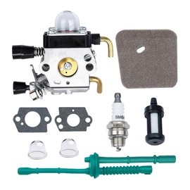 Anxingo FS45 Carburetor Replacement for Stihl FS38 FS46 FS55 KM55 HL45 FS45L FS45C FS46C FS55C FS55R FS55RC C1Q-S97 Carb Kit String Trimmer Weed Eater