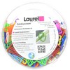 Laurel Plastiklips Reusable & Recyclable Paperclips - Assorted 25mm Tub