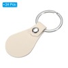 PATIKIL Leather Key Ring Set, Pack of 24, PU Leather