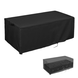 TheElves Tabletop FirePit Covers,28" Fire Pit Table Covers,Waterproof Cover for Outdoor Rectangular Smokeless Fire Table - 28 x 9 x 8 inch