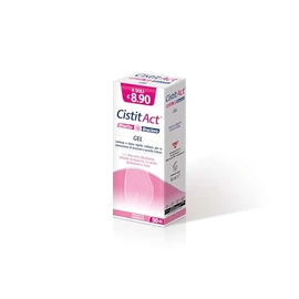 Cistit ACT Prurito Bruciore Gel, per Uso Esterno, Gel Lenitivo per Sensazione di Prurito e Bruciore Intimo, con Aloe Vera, Bisabololo, Estratto di Liquirizia, Tè verde, Zanthalene e Timo – 50 ml