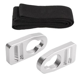 gtpartes - Correa de aluminio de repuesto con clip de hebilla compatible con asiento de kayak con correas de nailon para asientos de kayak, estilo emocional de por vida, tipo botón, correa de asiento,