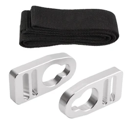 gtpartes - Correa de aluminio de repuesto con clip de hebilla compatible con asiento de kayak con correas de nailon para asientos de kayak, estilo emocional de por vida, tipo botón, correa de asiento,