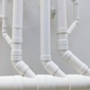 4" PVC Sewer Cleanout Adapter with Plug Pipe Fitting, PVC