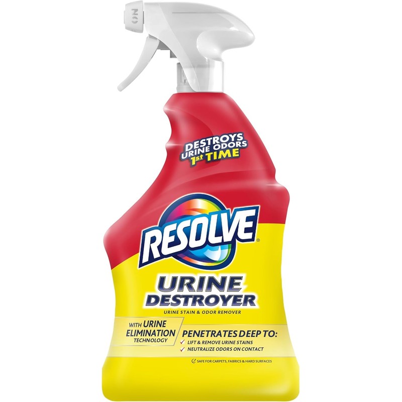 Resolve Urine Destroyer Spray – Pet Stain and Odor Remover,