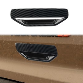 Fewshaw Carbon Fiber Trunk Rear Door Handle Trim Cover for 2022-2025 Nissan Pathfinder