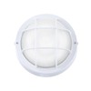 GRUENLICH 8'' Round LED Bulkhead Light, Outdoor Wall Lights Dimmable,