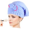 Set de 3 Toallas de Microfibra para Secar el Cabello