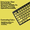 Alt Clearkeys Keyboard Large Print High Contrast USB Wired Computer