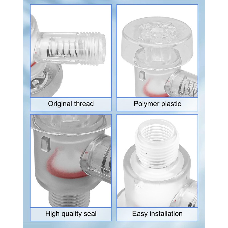 QAGGUM 1/2" MPT Check Valve Vacuum Breaker, RV Vacuum Breaker