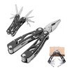 FIBOUND Multi-purpose Pliers, Multi-tool, Stainless Steel, Black