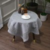 Linen Tablecloth Beautiful Laser Cut Patterned Tablecloths Are Suitable for
