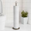 Toilet Roll Holder Stand (with Reserve Function), Free Standing Toilet