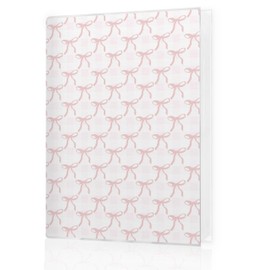 HUKINE Coquette Pink Bow Photo Album 4x6, Aesthetic Preppy Girly Small Photo Album Memory Book Keepsake with 18 Pockets Hold 36 Pictures for Family Baby Graduation Wedding Anniversary Travel Vacation