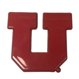 Utah Utes Red U Premium Metal Auto Emblem