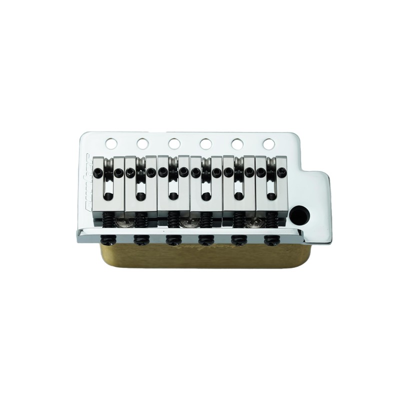 Guyker Guitar Tremolo Bridge with Brass Roller Saddle String Space