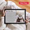 H-DEWALL Customized Song Lyrics Canvas Framed: Thoughtful Gift For Her.