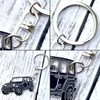 [MO FACTORY] ジープ キーホルダー キーリング ラングラー JK JL Jeep ジープグッズ