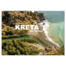 Kreta - der Westen (Wandkalender 2026 DIN A3 quer), CALVENDO Monatskalender: Der wunderbare Westen der beliebten griechischen Urlaubsinsel Kreta. (CALVENDO Orte)