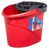 DqOasd Quick Wring Bucket, 2.5 Gallon Mop Bucket with Wringer,