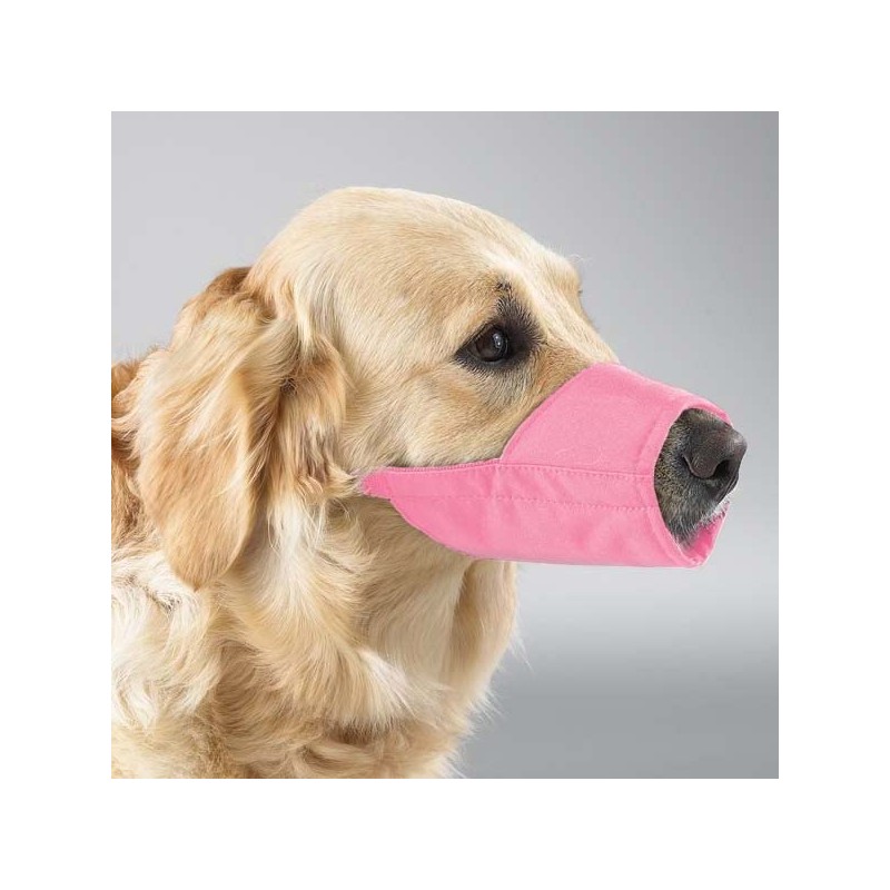 Doggie Style Store Pink Soft Nylon Dog Pet Puppy Muzzle