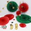 Decor365 Red Green Christmas Party Decoration Kit Hanging Decor Tissue