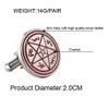 Heide Pentagramn Metal Cufflinks Cuff Links