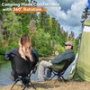 THALLIKE [2025 New 360° Swivel Camping Chair for Adults, Portable