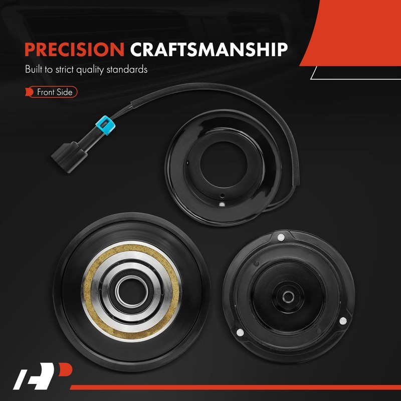 A-Premium Air Conditioner AC Compressor Clutch Kit Compatible with Freightliner