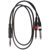 Adam Hall 3 Star Series 1m 6.3mm Jack Stereo to