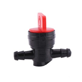 Keenso Car Fuel Tap, Universal Plastic Fuel Tap 6 mm Inline On/Off Fuel Tap for 1/4 Hose Fit for Most Engines