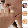 2-Pack 14K Gold Plated Stacking Rings for Oura Ring Gen