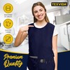 TEXVIDA 5 Pockets Cobbler Aprons for Women Men (Pack of