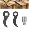 Pliver Wrench Adapter Head, 2 x Bar Adapter Head Tools,