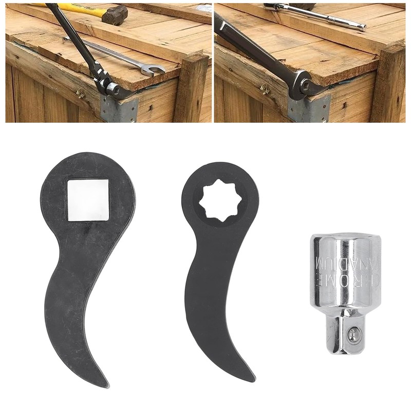 Pliver Wrench Adapter Head, 2 x Bar Adapter Head Tools,
