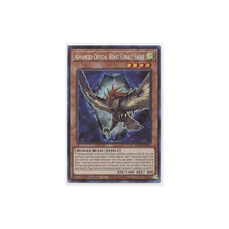 Advanced Crystal Beast Cobalt Eagle - BLCR-EN015 - Secret Rare