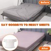 WEILONGB Bed Sheet Holder,Bed Sheet Holder With Lock Strips,Bed Sheet