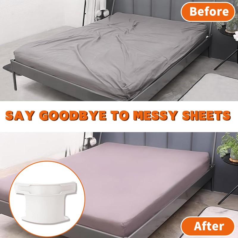 WEILONGB Bed Sheet Holder,Bed Sheet Holder With Lock Strips,Bed Sheet