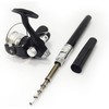 Fishing Rod Reel Combo, Mini Pen Fishing Pole Kit Telescopic