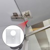2 Pcs Stainless Steel Hinge Repair Plates with 16 Screws