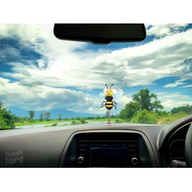 Tenna Tops Car Antenna Topper/Auto Mirror Dangler/Cute Dashboard Accessory (Queen Bee)