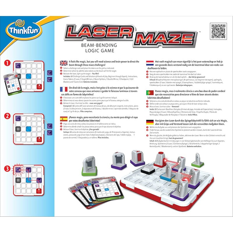 Thinkfun Laser Maze Logic, Logic Challenge & Brain Game -