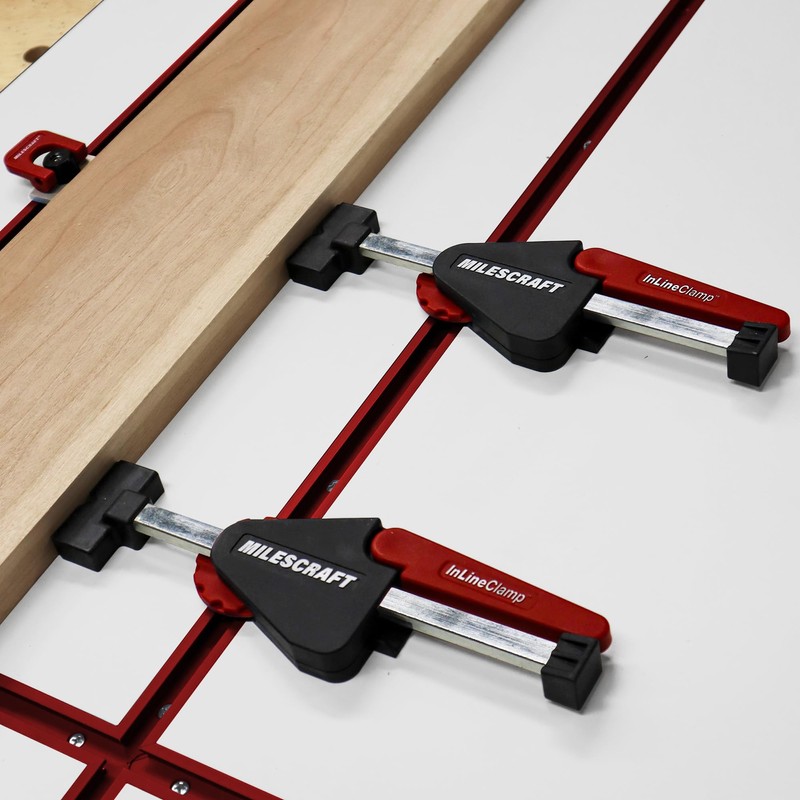 Milescraft 4030 InLine Clamps T Track Clamp (2 pack) –