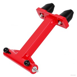 Kamitaly Mercury 4-Stroke Outboard Transom Saver, Transom Savers for Outboard Motor, Fits 75/90/115/200/225/250/300HP & V6 175HP Engines, Stainless Steel Frame Motor Toter for Outboard Motor, Red