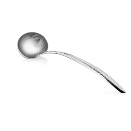 Cuisinox UTE-16 Stainless Steel Hand Hammered Ladle, 14 inch