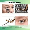 Lash Clusters 300pcs Individual Lashes 30D 0.07D Curl 14mm DIY